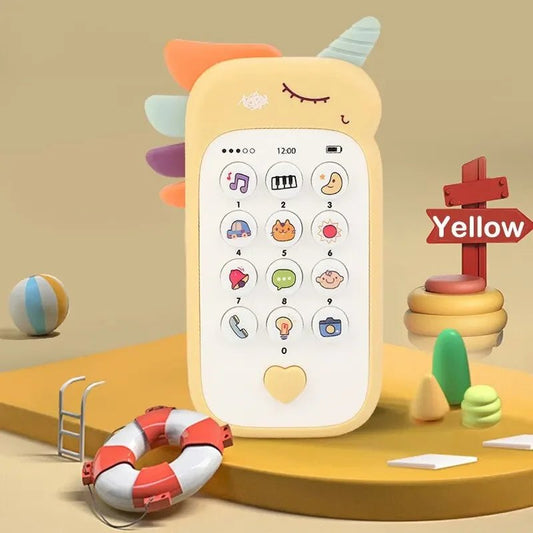 Téléphone Jouet - BabyPhone™ - Jaune - Au royaume du jeu